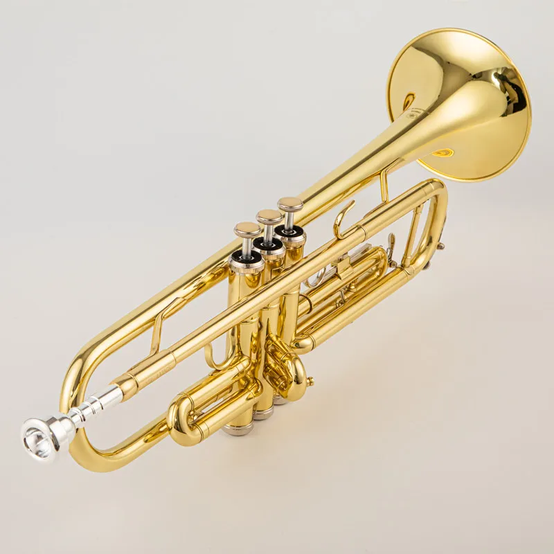 4335 Bb Trumpet B Flat Brass Silver Plated Professional Trumpet Musical Instruments Made in Japan Leather Case