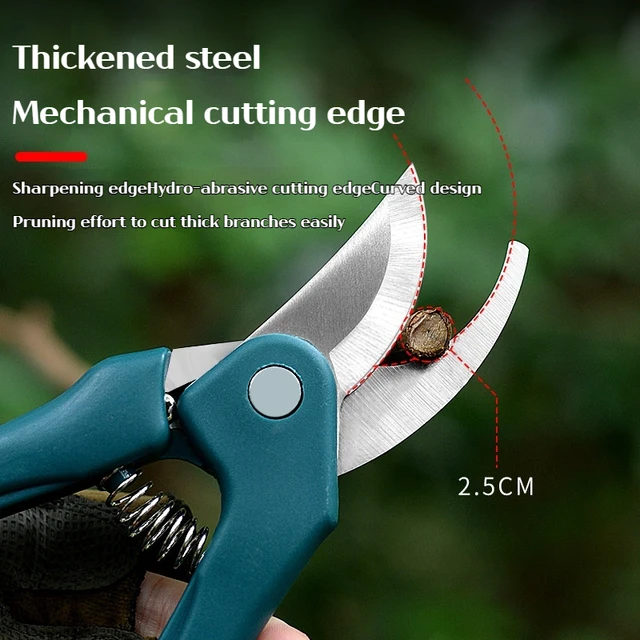 Garden hand tool scissors with anti-loss rope can cut various gardening crops such as flower branches/twigs under 2.5cm 3