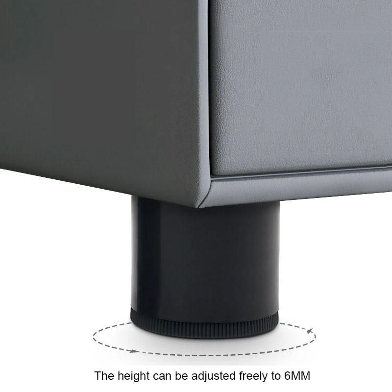 4Pcs/Set Furniture Foot Wear Durable Round Height Couch Leg Cabinet Feet Adjustable Feet Drawer Cabinet Feet For Home Furniture
