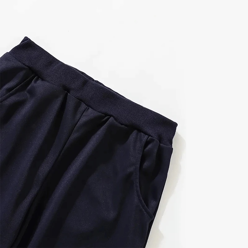 1 pair of boy pants Autumn Winter Haren pants Gray black navy blue plain everything pretty boy sweatpants Children's Stude