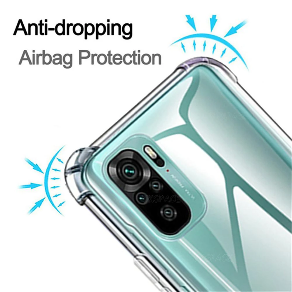Airbag Shockproof Transparent Soft Silicone Phone Case Cover