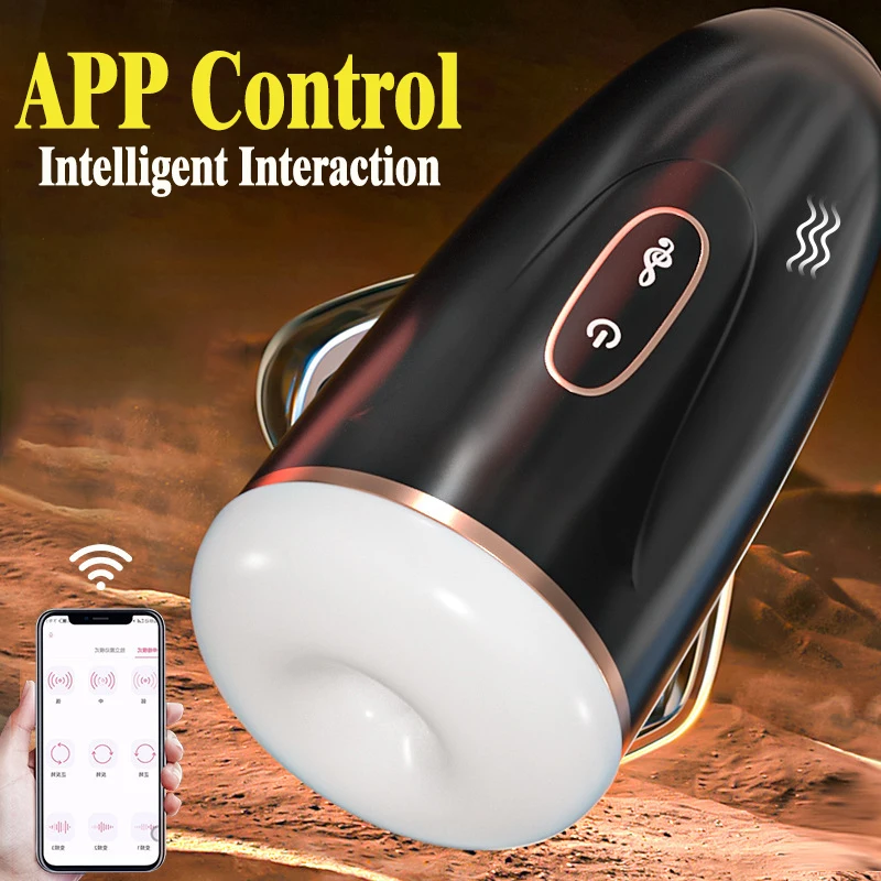 App Control Leistungsstarker Vibrator Männlicher Masturbator Cup Bluetooth Automatisches Saugen Blowjob Pussy Sexspielzeug für Männer S_voghion.com