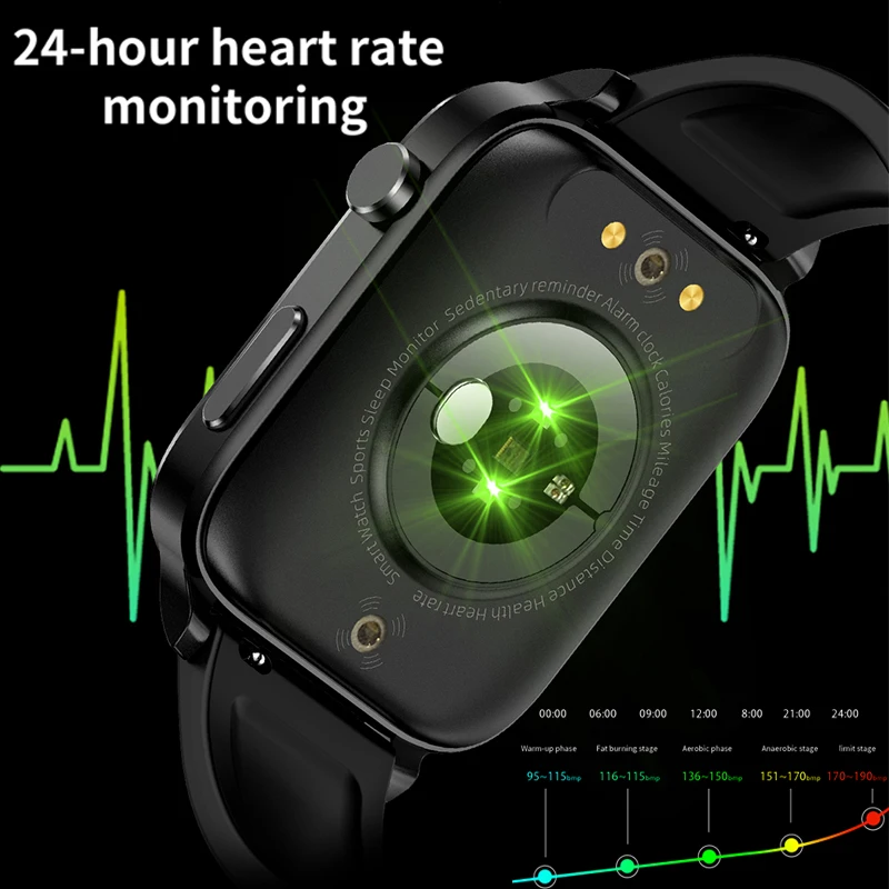 dwaas marge Grondig Laser Health Physiotherapy Smart Watch Men Women Heart Rate Blood Pressure  Blood Oxygen Temperature Monitoring Sports Smartwatch - Smart Watches -  AliExpress