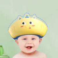 Baby Shower Soft Cap Adjustable Hair Wash Hat for Kids Ear Protection Safe Children Shampoo Bathing Shower Protect Head Cover