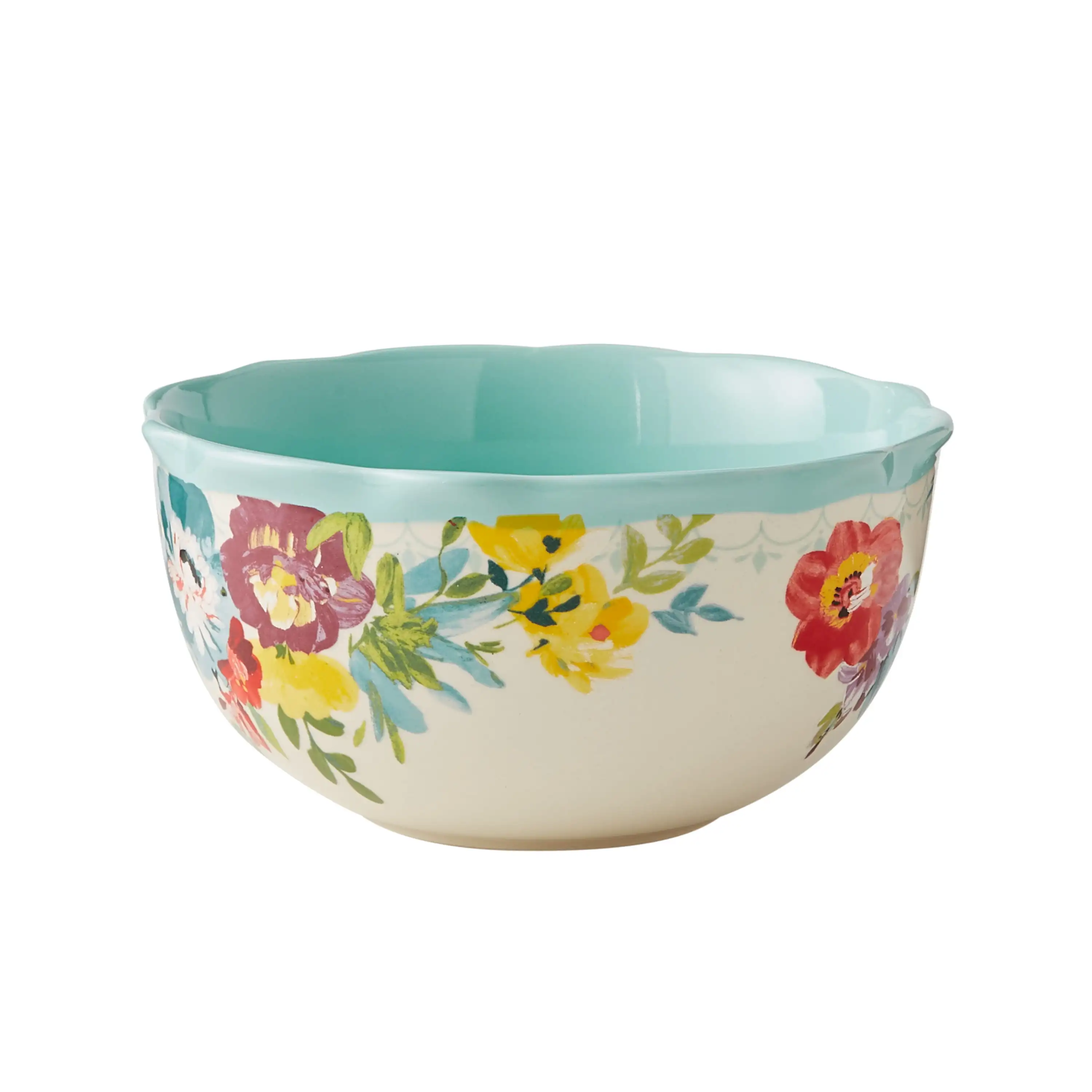 The Pioneer Woman Sweet Romance Blossoms 4-Piece Ceramic Measuring Bowl Set