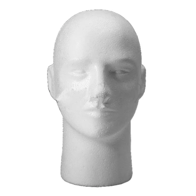 

1X Male Female Foam Styrofoam Mannequin Manikin Head Stand Model Wig Hat Display #2