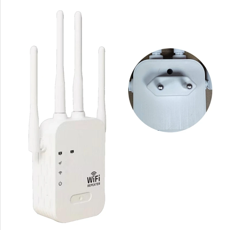 Ripetitore Wifi 300Mbps Router Wifi 2 In 1 2.4Gz Signal Booster Extender Con 4 Antenne Copertura Wifi