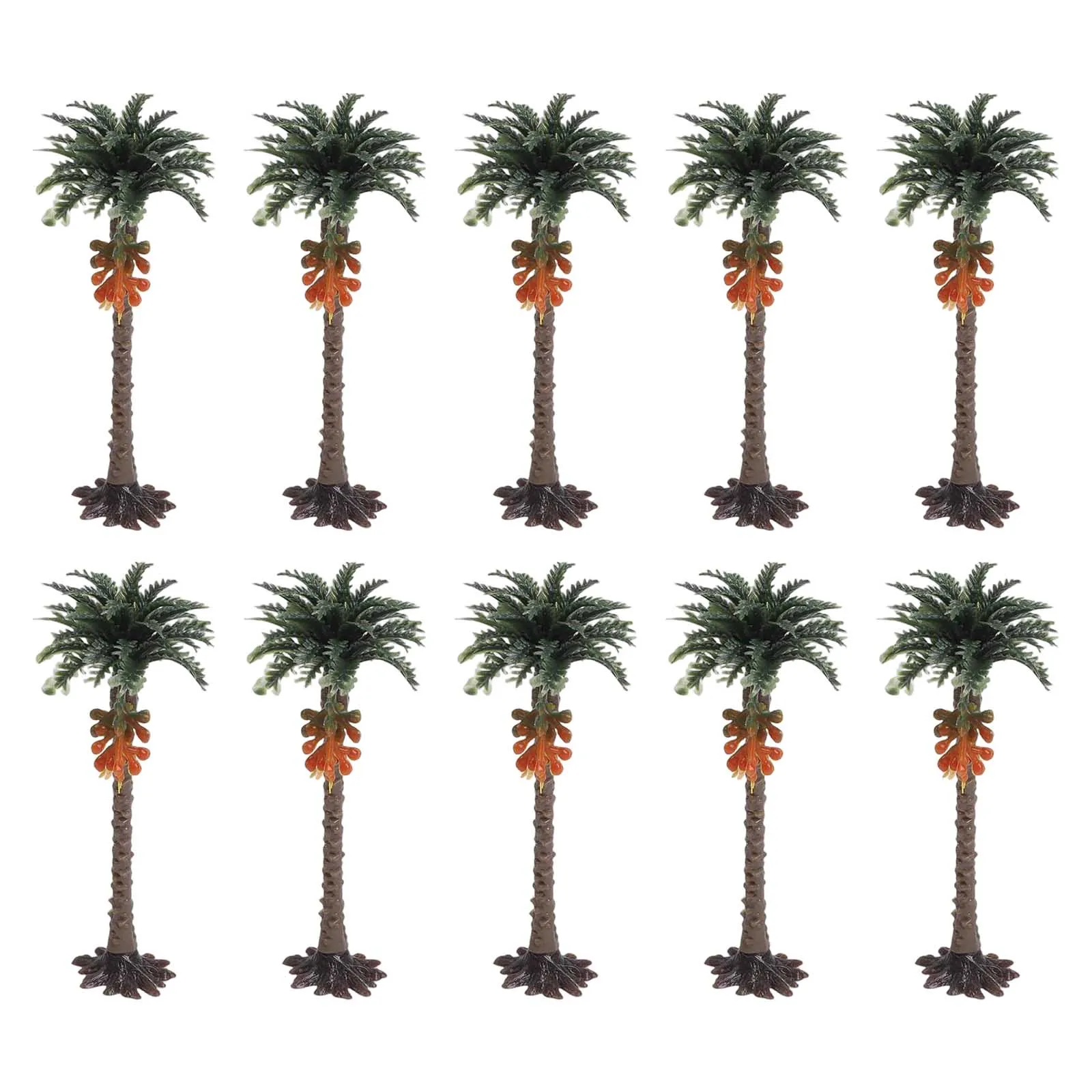 Tropical Miniature Palm Trees Set - Scenic Diorama Decorations