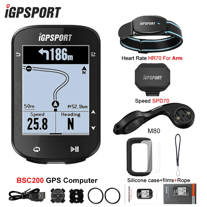 iGPSPORT BSC200 Bike Computer Route Navigation Wireless GPS
