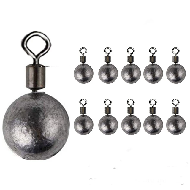 10pcs/lot Fishing Weight Sinkers Drop Shot Weights For Bass Fishing Tackle  Accessories 3.5g 5g 7g 10g 14g 20g