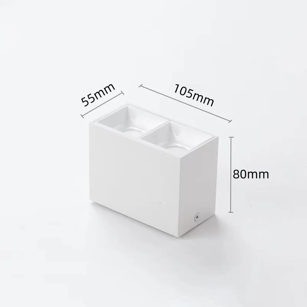 LED dimmable quadrate downlight Room decoration led light Surface mounted spotlight ceiling light Kitchen Indoor lightingW