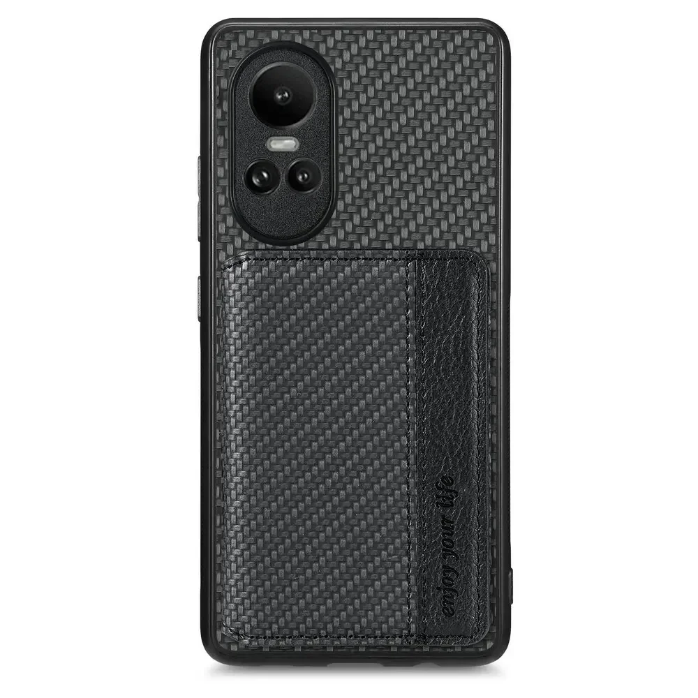 Leather RFID Wallet Card Holder Phone Case with Magnetic Closure