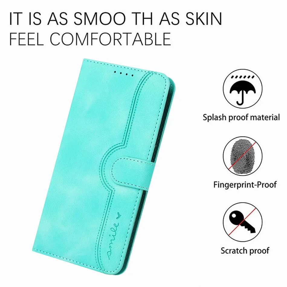 Chic Book-Style Flip Phone Case - Single Color Protective Cover