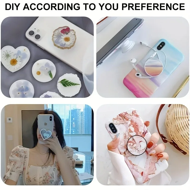 Moule Silicone Résine Époxy Support Téléphone Portable - Kit DIY 2 Modèles
