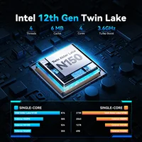 ACEMAGIC 18.5"Laptop Computer Windows 11 PRO 8000 mAh Battery Intel N150 Quad-Core Processor 16GB DDR4 RAM 512GB SSD Wifi5 - Image 2