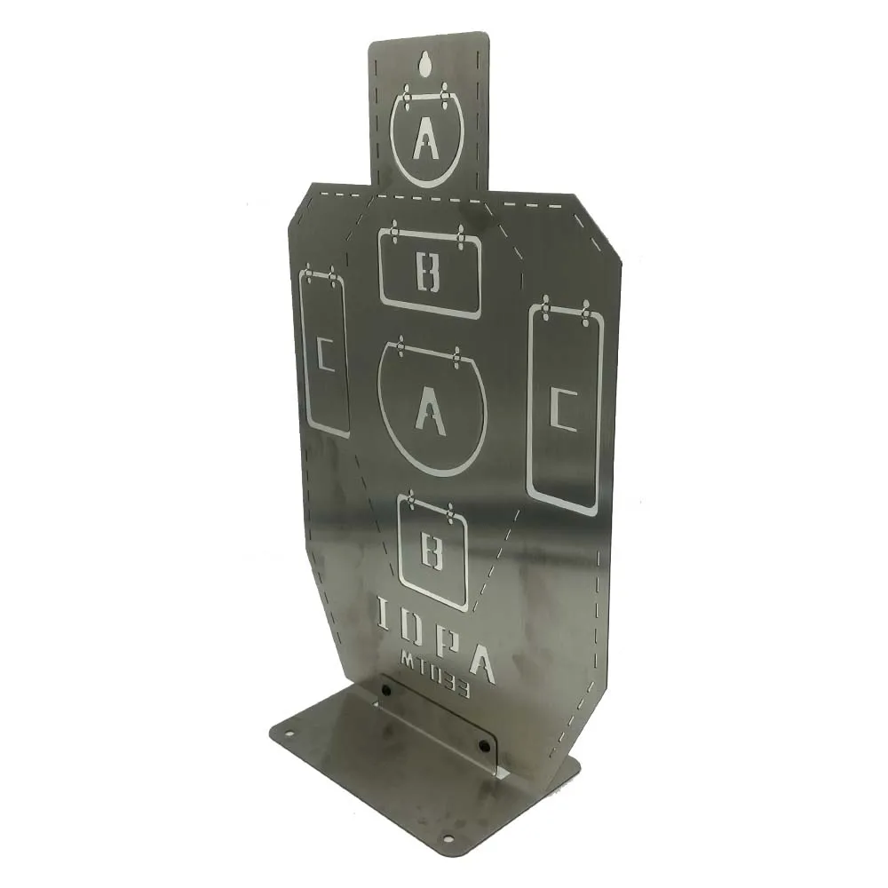 Idpaブラッシュステンレスシューティングターゲット、ハーフスケールの