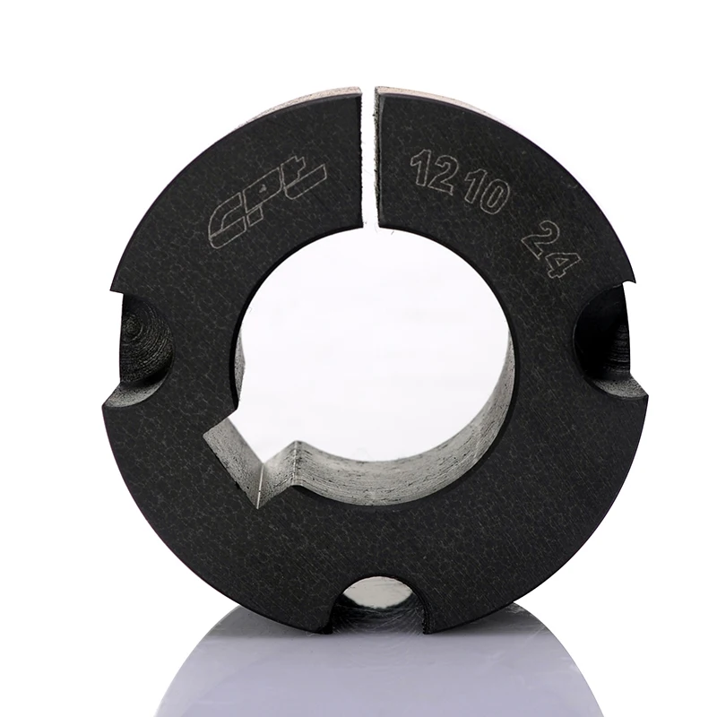 CPT GG25 material 1210 Taper Lock Bush, 14-32mm bore diameter, two set screws included, Surface phosphating and blackening