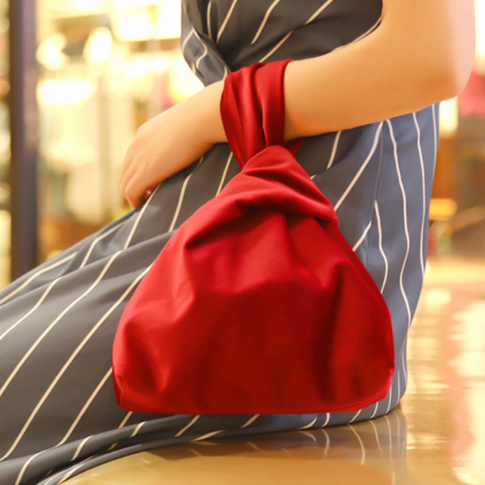 Velvet Fashion Clutch Bag | Velvet Japanese Style Bag