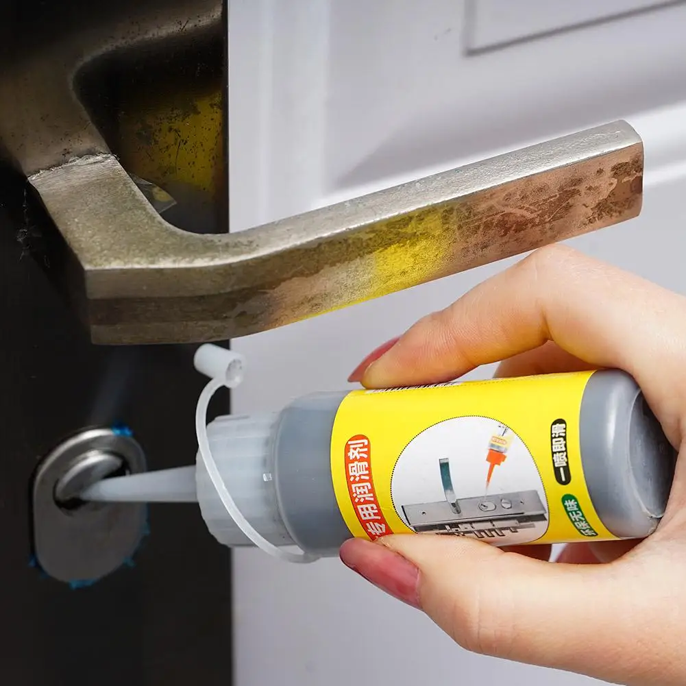 Graphite Powder Lubricant Graphite Lubricant Lock Core Lubricating Powder For Keyholes Doors Windows Lock Graphite Powder Long-lasting Lubrication 60ml Household Suppli B4D9