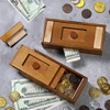 2PCS Money Jewelry Secret Puzzle Boxes With Hidden Compartments Creative Cash Christmas Gift Ideas Brain Teasers Toys Kids Adult 1