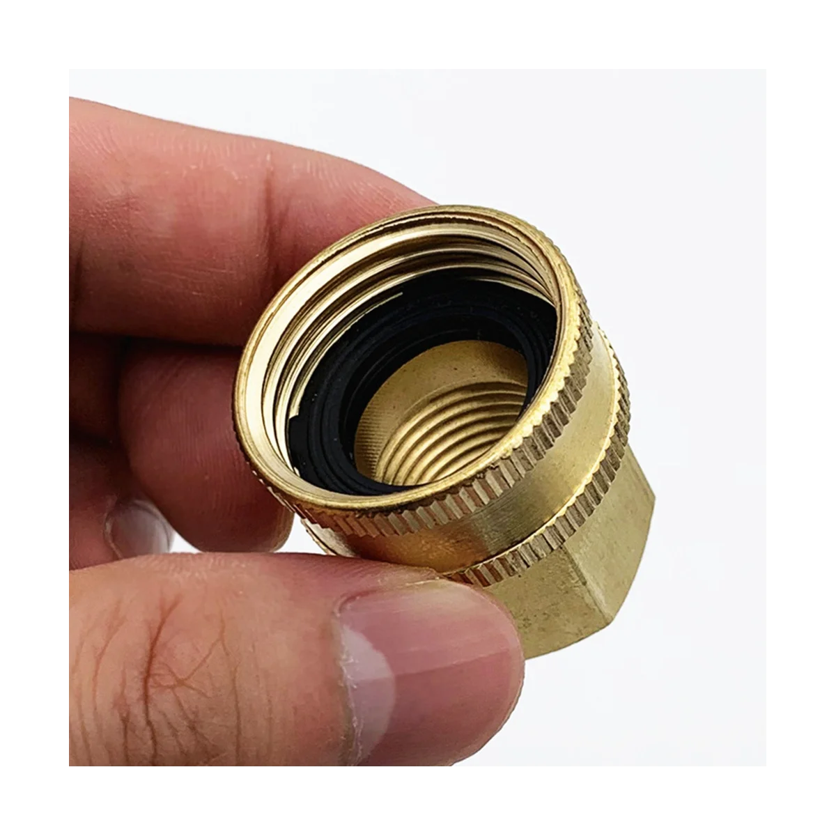 20PCS Garden Hose Fittings Threaded Swivel 3/4 Inch Ght to 1/2 Inch Npt Water Hose Adapter Fitting with Rubber Gasket 6