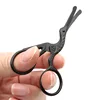 Nose Ear Hair Removal Stainless Steel Facial Small Scissors for Men Women Curved and Rounded Safe Clippers for Nose Hair Cutting 4