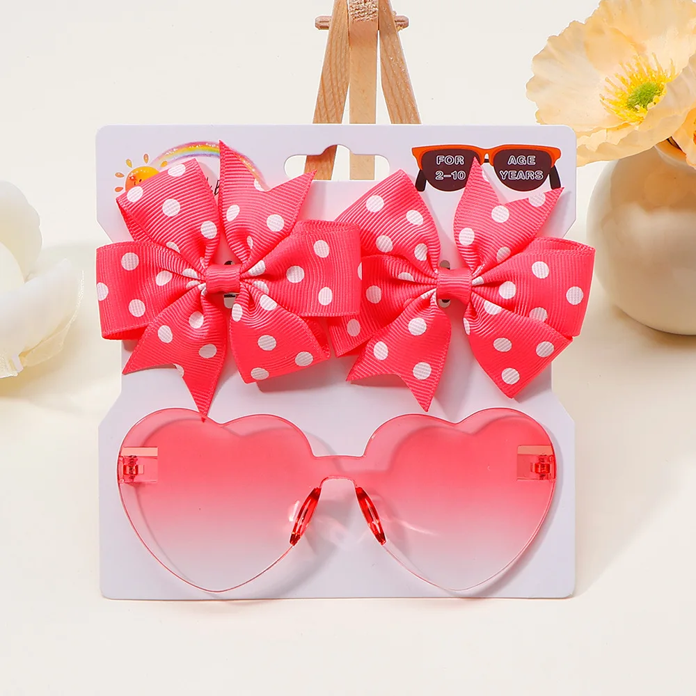 Butterfly Hair Clips for Girls - Cute Glasses Hairpins Headband Set Fashion Party Hair Accessories Gifts Kids Bow Barrettes