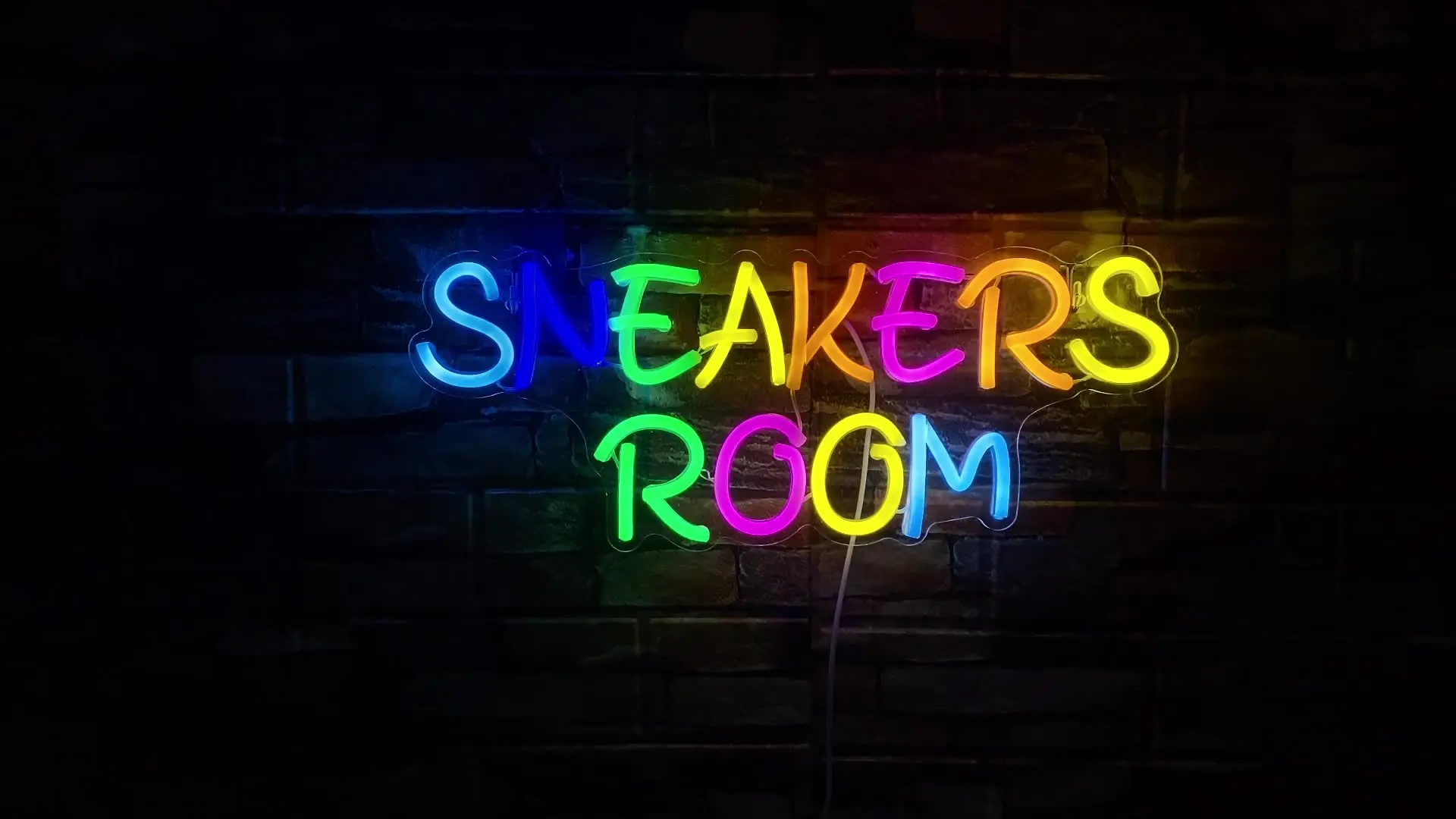 壁の装飾,LEDネオンライト,靴,衣類店,スポーツ,誕生日プレゼント用の