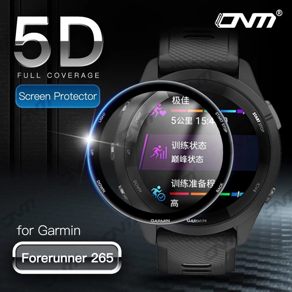 Pellicola protettiva per Garmin Forerunner 970 570 965 265 265S 42mm Pellicola protettiva per Garmin Forerunner 970 570 965 265 265S 42mm