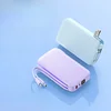 Power Bank 10000mAh Fast Charging with Its Folding Wall Plug AC Plug Own Cable 22.5W Mobile Power Supply 4