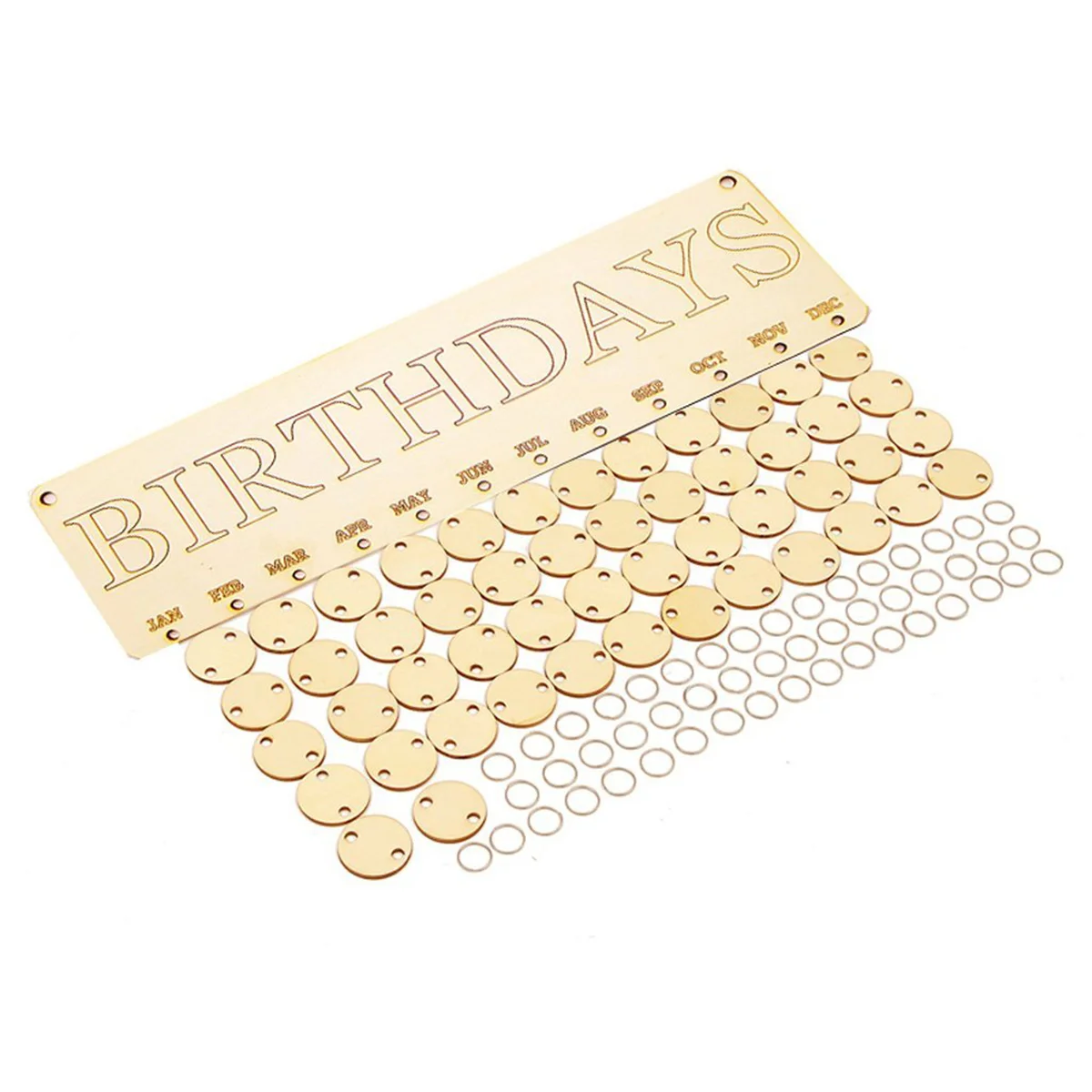 Calendar Birthday Wooden Family Reminder Board Diy Sign Plaque Wall Hanging desk calendar,wall calendar