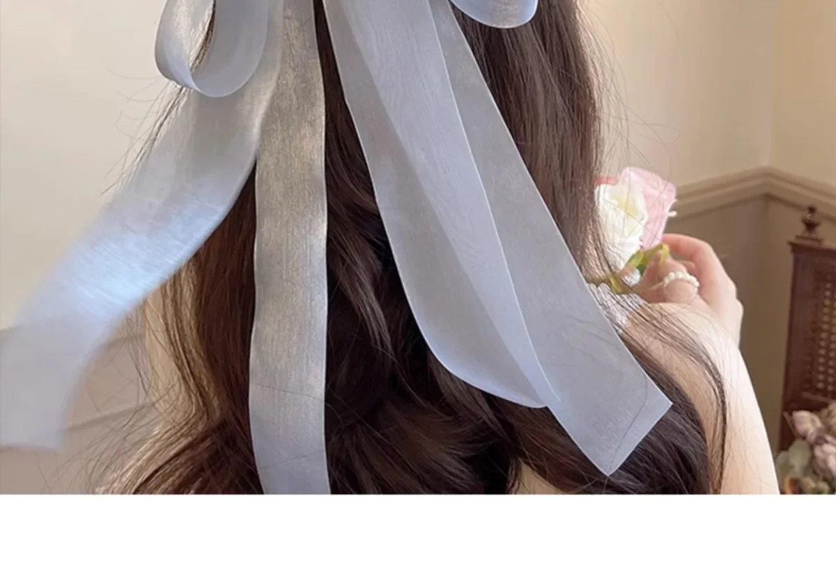 Koreanische Große Schleifen-Haarspangen Elegante Damen-Haarklammern Mädchen Mode-Kopfschmuck Mädchen-Haaraccessoires – Detail 11