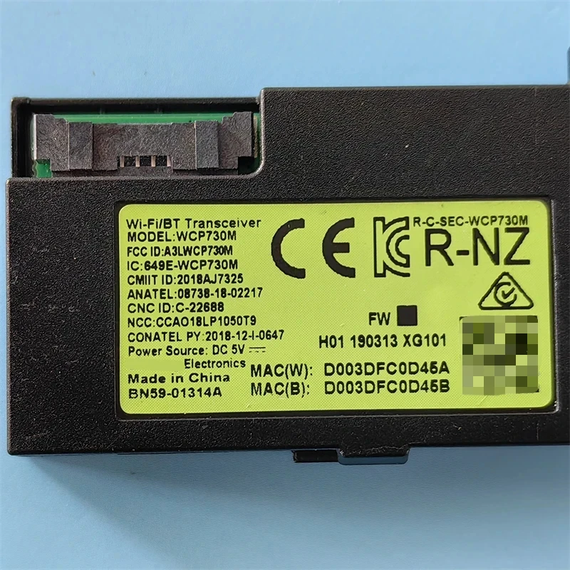 Módulo sem fio wi-fi bluetooth BN59-01314A wpc730m para samsung