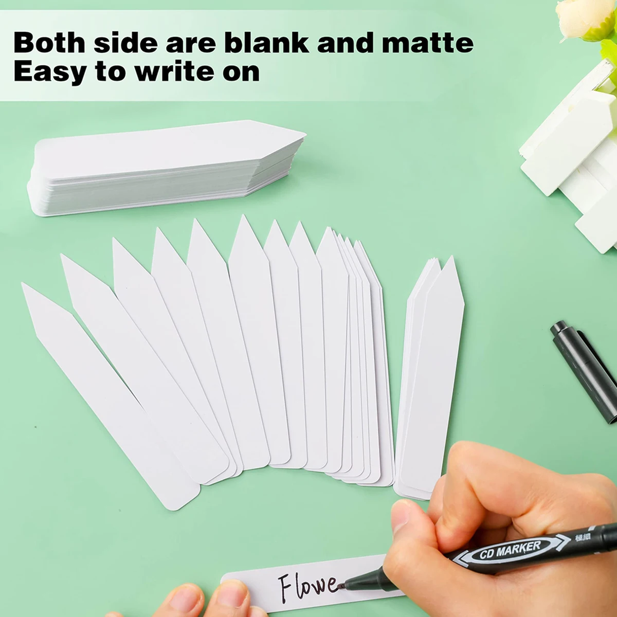 Plant Markers 100Pcs Set Plastic Plant Labels Name Tags for Seedlings Garden Labels Nursery Tags Seed