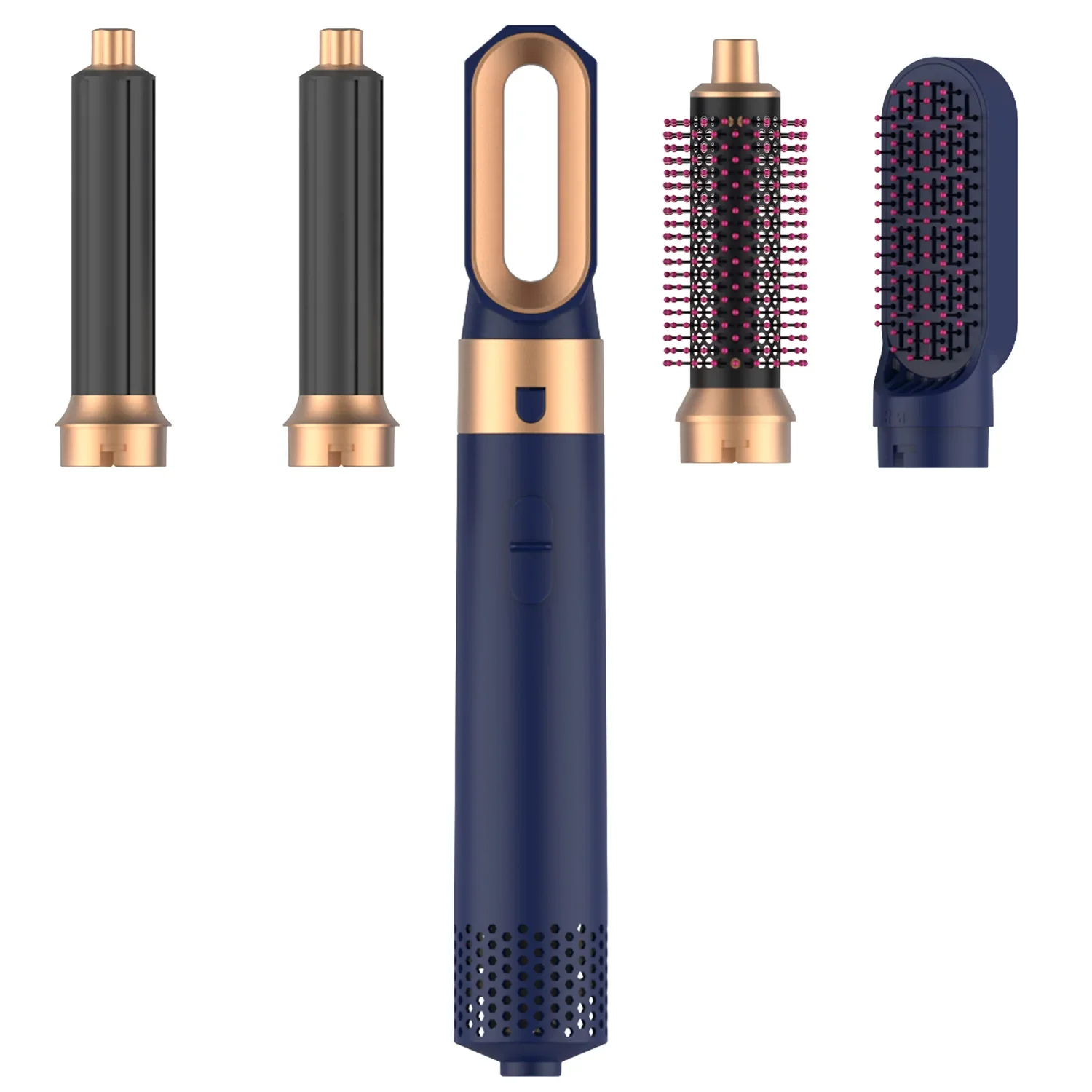 High-Speed Blow Dryer Five-In-One Hot Wind Comb Automatic Curling Rod Multifunctional Styling Comb Professional Hair Care Tool