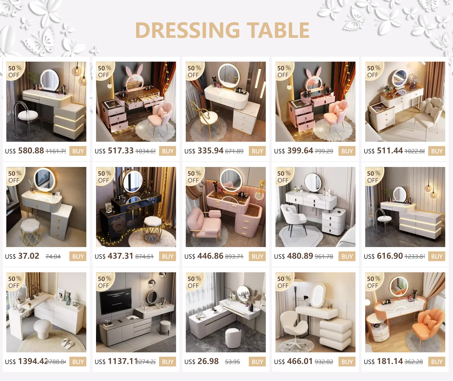 Makeup Cabinets Dressers Organizer Mobile Vanity Laden Nightstand Table Dressers Light Muebles De Dormitorio Bedrooms Furniture