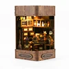 DIY Wooden Miniature Model Kit Magic Book House Casa Doll Houses 3D Puzzle Dollhouse With Furniture Home Decor for Friends Gifts 3