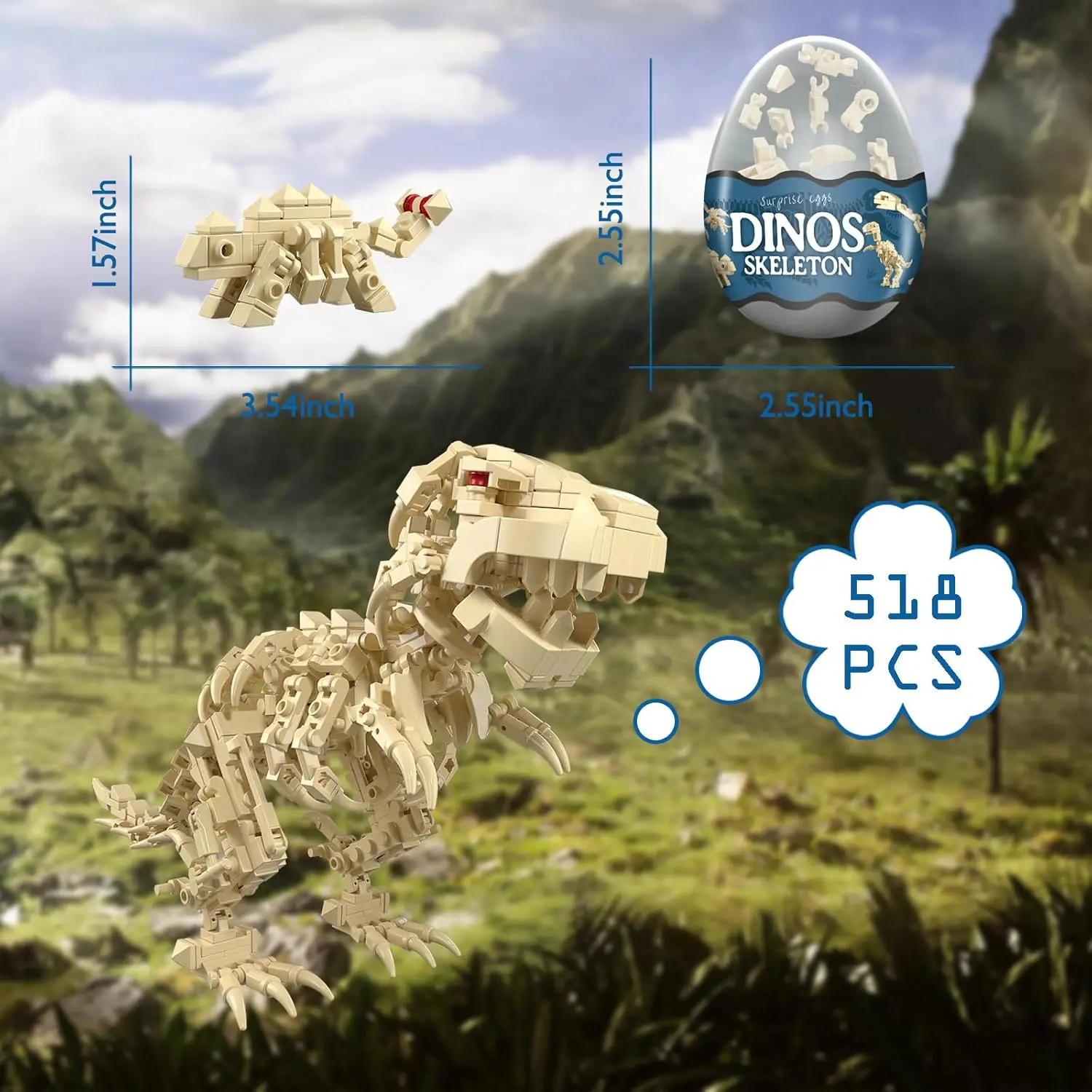 Dinosaur Skeleton Building Set 5