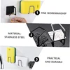 1 Pieces Sponges Holder Kitchen Drain Stainless Steel Rack Self Adhesive Storage Holder Wall Hook Kitchen Tool Wholesale 2