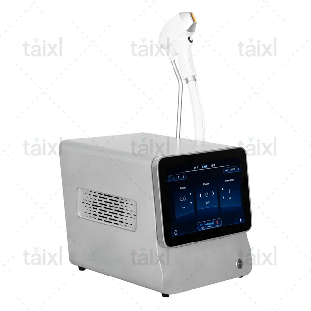 Dispositivo portatile 808 755 alessandrite Macchina per la depilazione del corpo con laser al titanio a diodi professionali permanenti a 3 onde 4