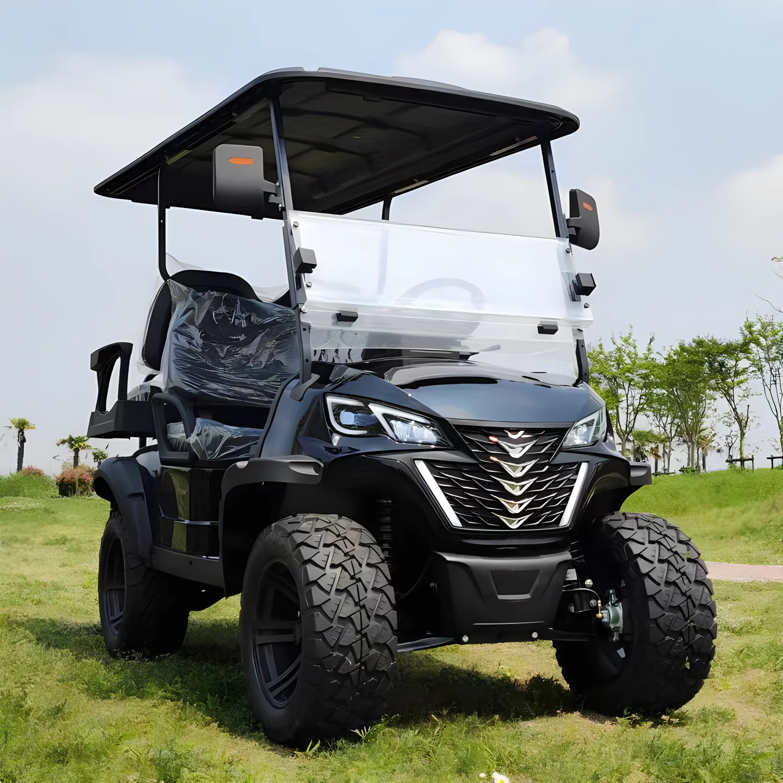 Carrello Da Golf Elettrico Motore Ad Alta Potenza Auto Da Caccia Elettrica Club Auto Turistica L'Ultimo Adulto Elettrico A Quattro Ruote Con Lithiu