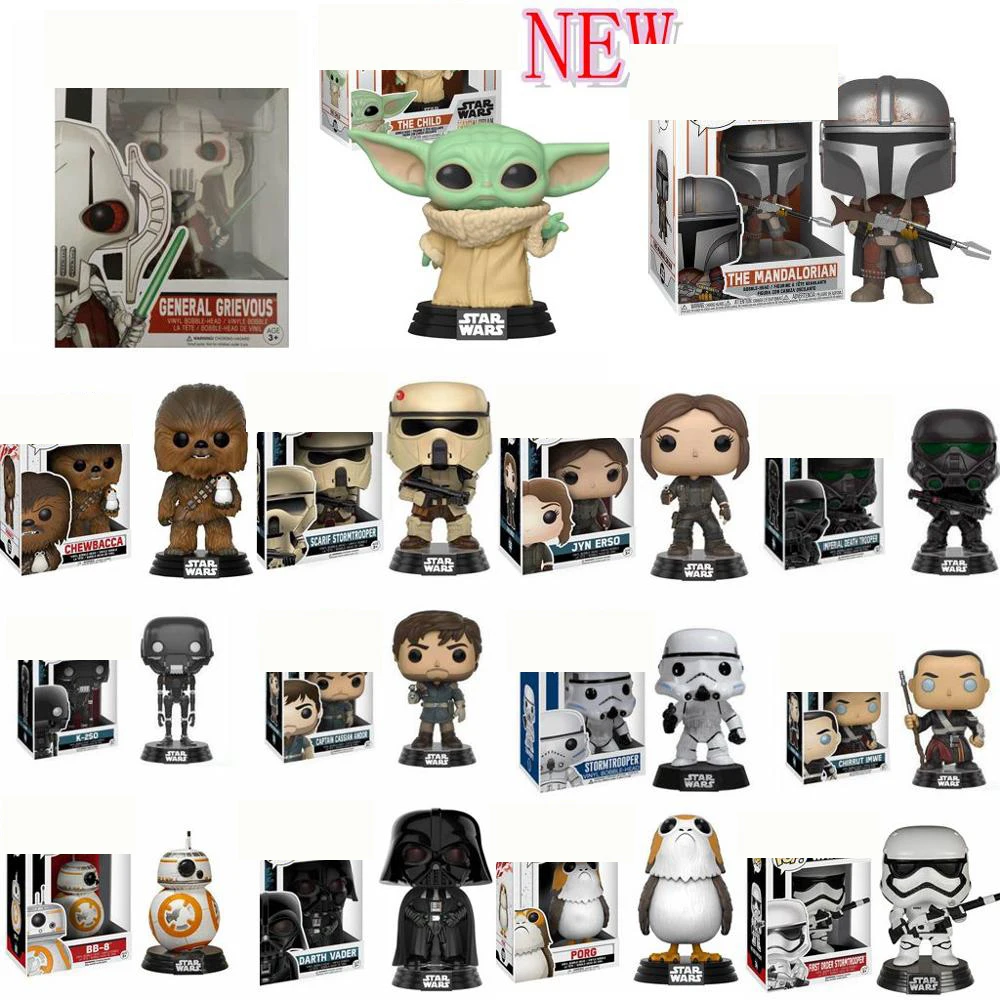 Funko Pop Star Wars Figure Giocattoli Darth Vader Luca Skywalker Leia Action Figures Model