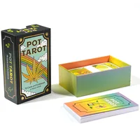 Pot Tarot Cards High Quality 78 Tarot in hardcover boxes Origin Size 12cm*7cm with Paper Guidebook 1