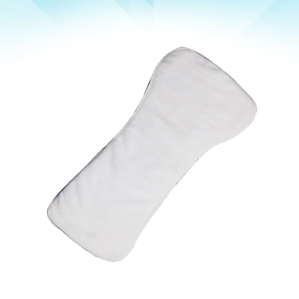 Four-layer Washable Nappy Foldable Water Absorption Diaper Reusable Napkin for Adults The Old (White) 4