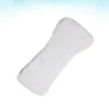Four-layer Washable Nappy Foldable Water Absorption Diaper Reusable Napkin for Adults The Old (White) 4