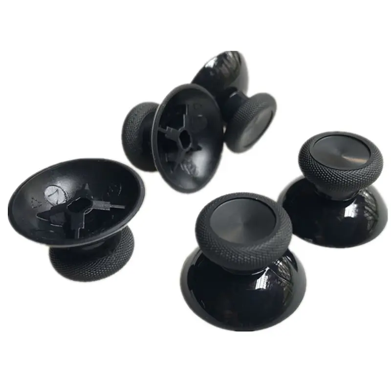 10-Pack Black Silicone Thumbstick Grips