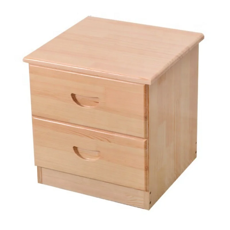 

custom，modern pine wood bedroom nightstands