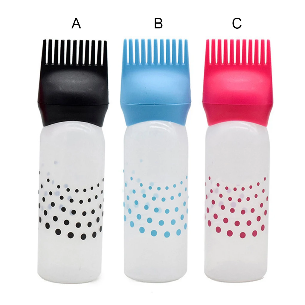 Barber Shop Salon 120ml Hair Dye Applicator Bottle Filling Dispensing Brush Dispenser with Scales Hairdressing Accessories