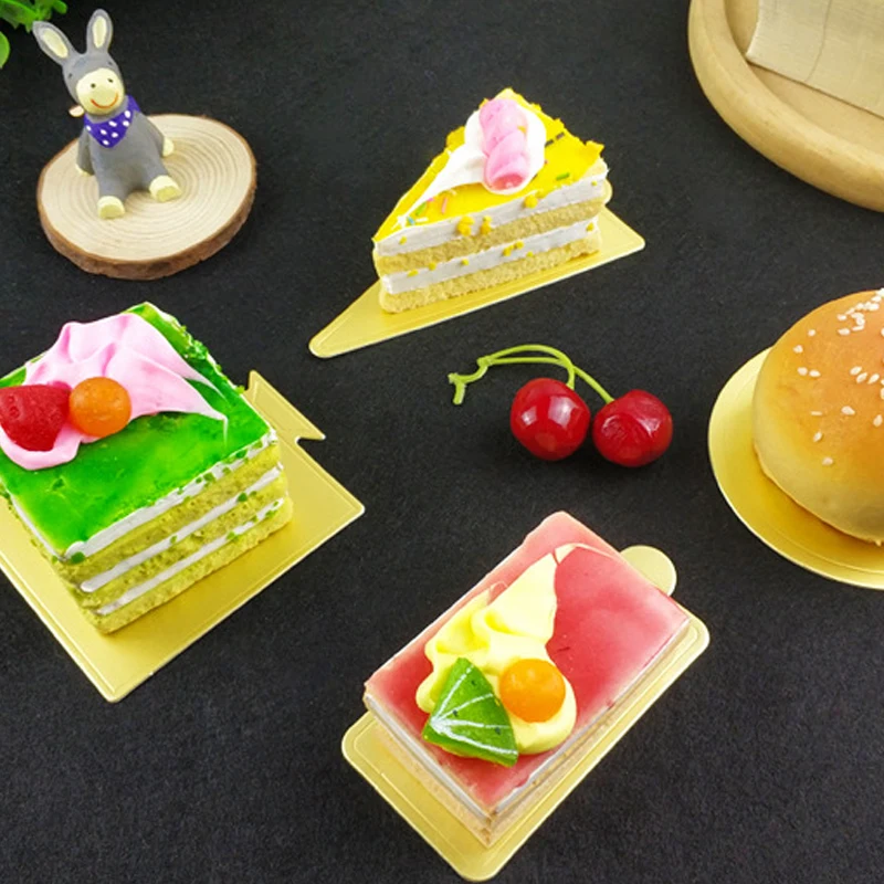 Cake Cardboard Round Cake Dessert Tray Paper Coasters Pastry Decorative Kit Disposable Dessert Displays Tray 20pcs