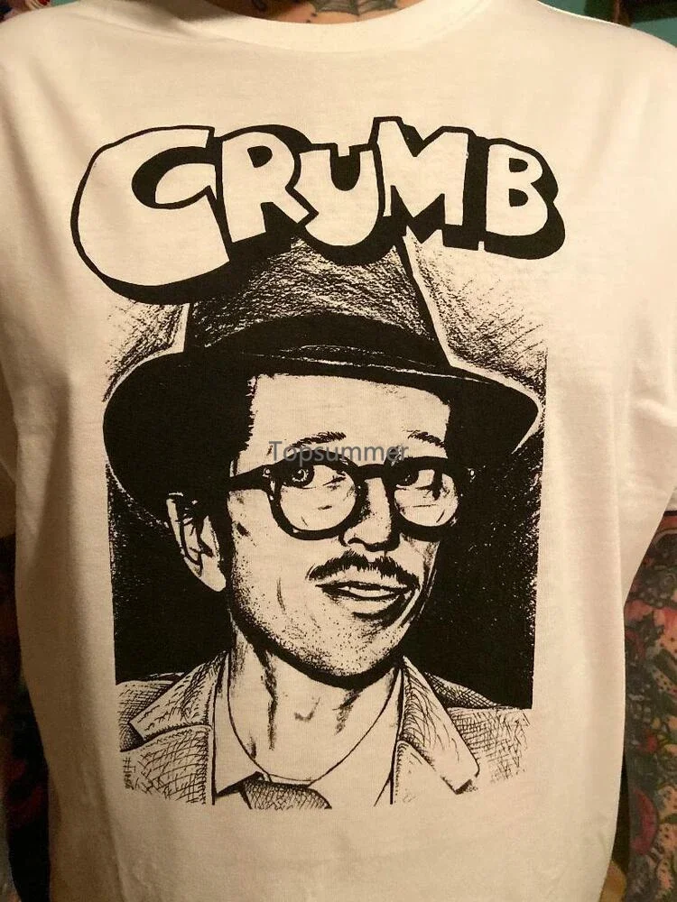 

Drawing Of Robert Crumb Screen Printed On A T-Shirt